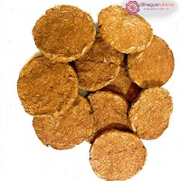 Arya Natural Moulik Organic Homemade Pure Cow Dung Cake Set of (10)